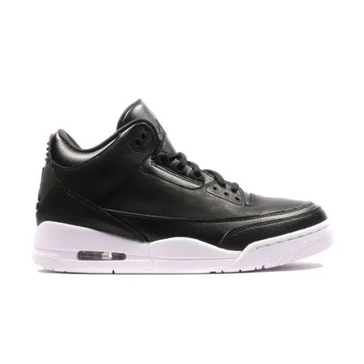 NIKE AIR JORDAN 3 BLACK (WHITE SOLE)