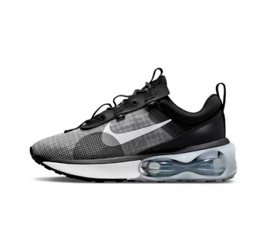 NIKE AIR MAX Gray black transparent bottom