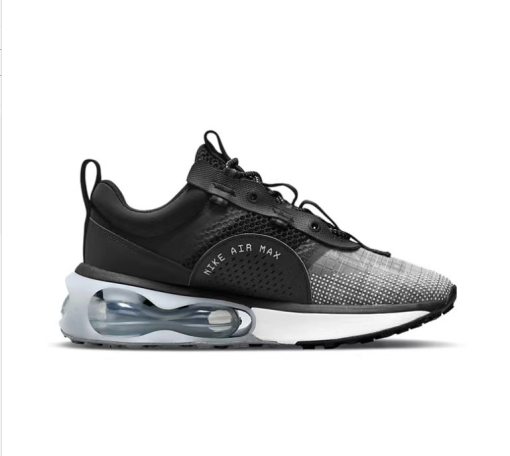 NIKE AIR MAX Gray black transparent bottom