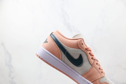 NIKE AJ1 Air Jordan 1 low Grey Pink Green hook