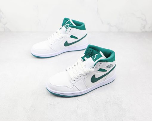 Nike Air Jordan 1 Mid White green
