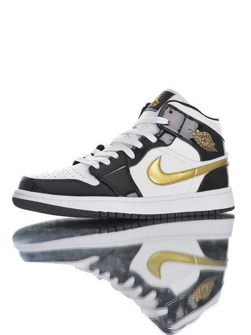 Nike Air Jordan 1 Mid ‘Patent Gold’