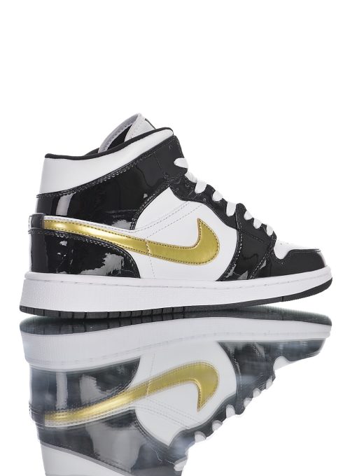 Nike Air Jordan 1 Mid ‘Patent Gold’