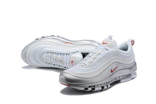 NIKE AIR MAX 97 WHITE (RED DETAILS)