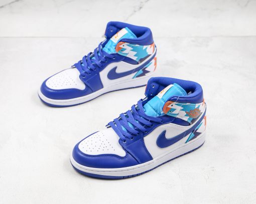 NIKE Air Jordan 1 Mid Geometric printing