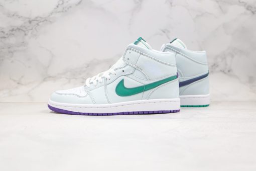 NIKE Air Jordan AJ1 Mid White green blue