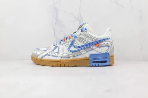 NIKE SB Dunk Low OFF-WHITE x Air Rubber Dunk Blue Silver