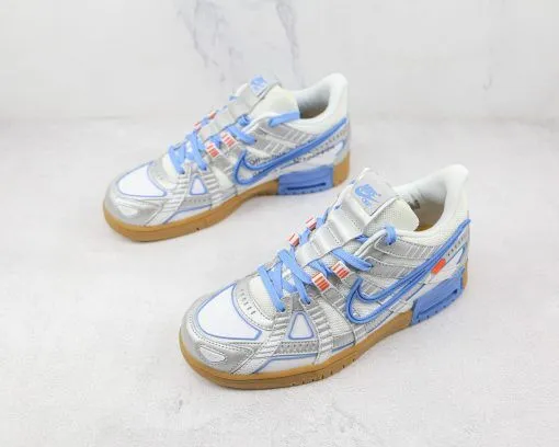 NIKE SB Dunk Low OFF-WHITE x Air Rubber Dunk Blue Silver