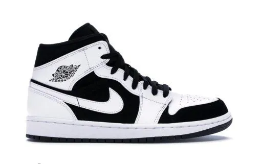 NIKE AIR JORDAN 1 MID WHITE BLACK