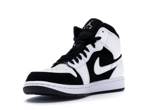 NIKE AIR JORDAN 1 MID WHITE BLACK