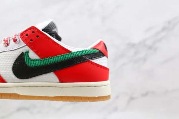 NIKE Dunk Low White red double hook