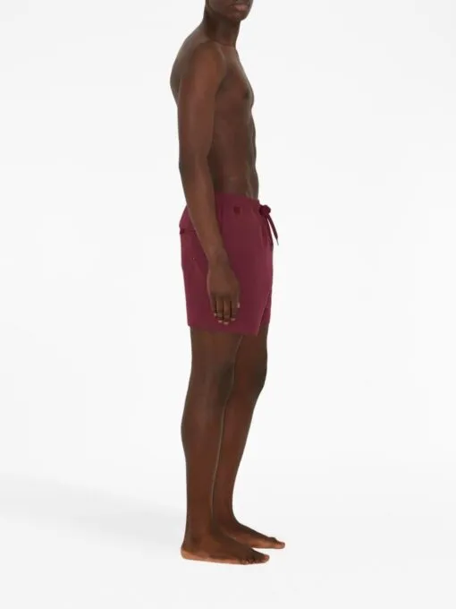 BB checked drawstring swim shorts