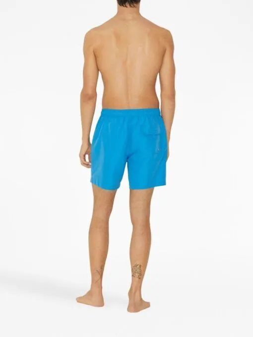 BB checked drawstring swim shorts