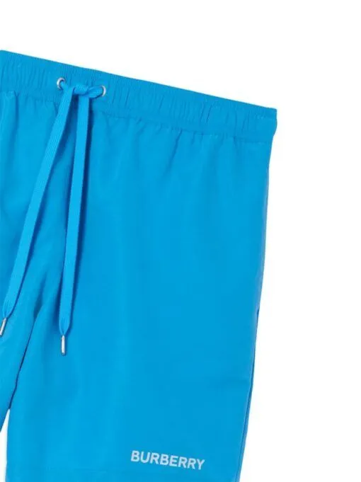 BB checked drawstring swim shorts