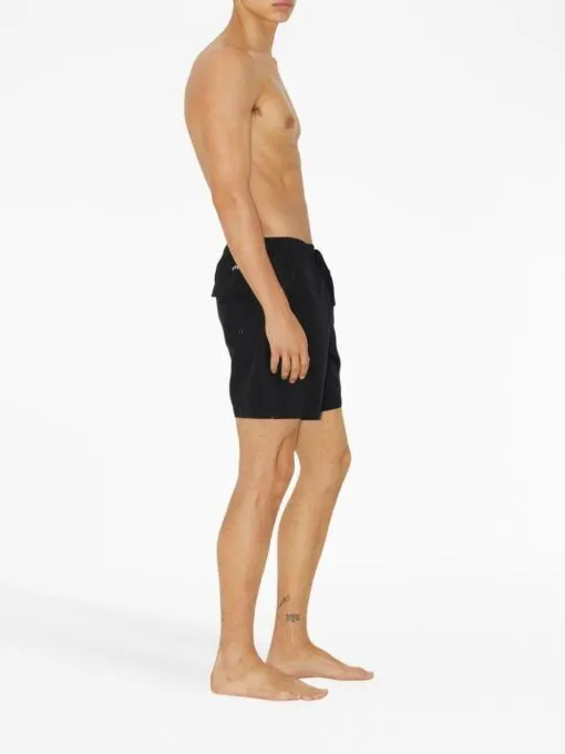 BB checked drawstring swim shorts