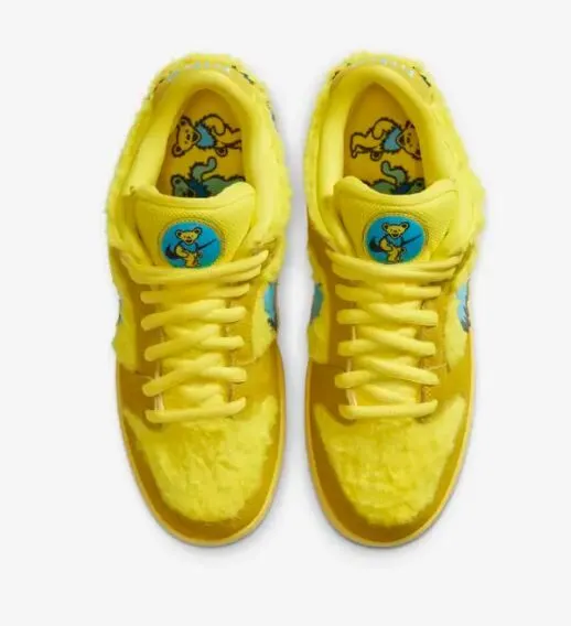 NIKE SB DUNK LOW GRATEFUL DEAD BEAR YELLOW