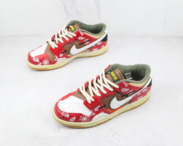 NIKE SB Dunk Low Red cashew flower