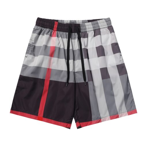 BB checked drawstring swim shorts