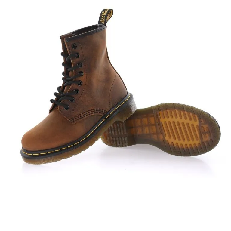 DR.MARTENS 1490 HIGH BOOTS SMOOTH CHERRY RED