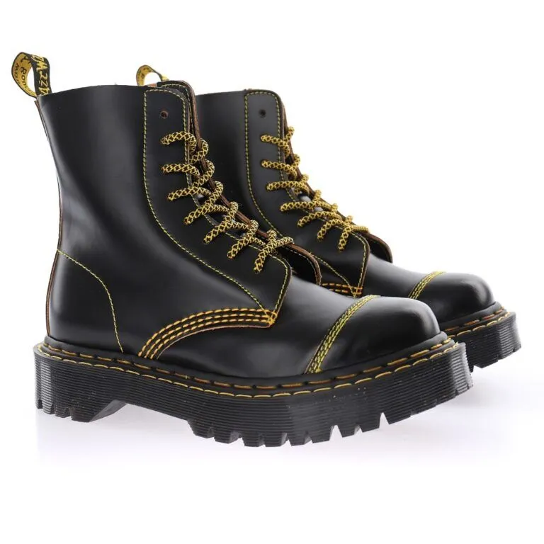 DR.MARTENS 1490 HIGH BOOTS SMOOTH CHERRY RED