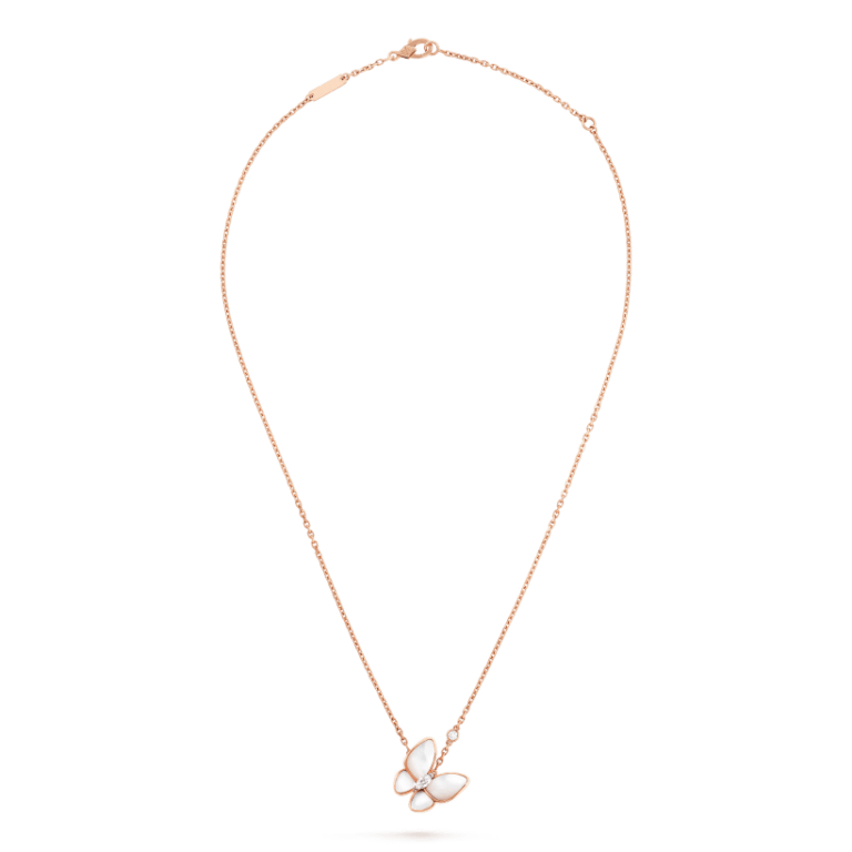 Deux Papillons Necklace