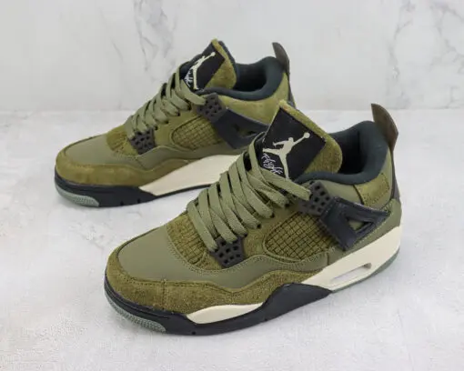 Air Jordan 4 Retro Olive Canvas