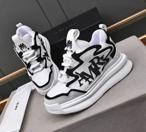 AMIRI Daymaster White Low Top Sneakers