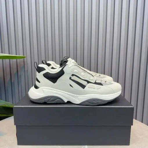 AMIRI Bone Runner Sneaker Off-White Black