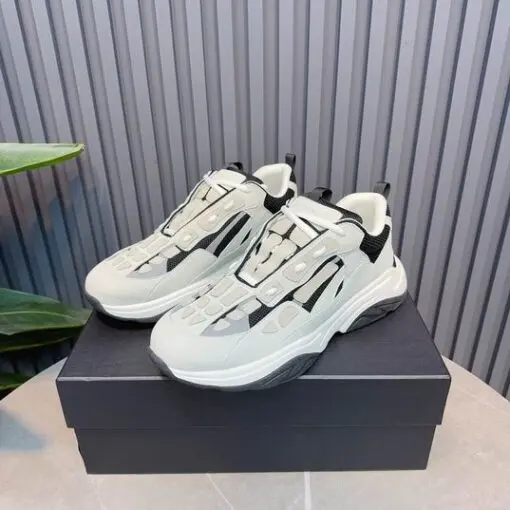 AMIRI Bone Runner Sneaker Off-White Black