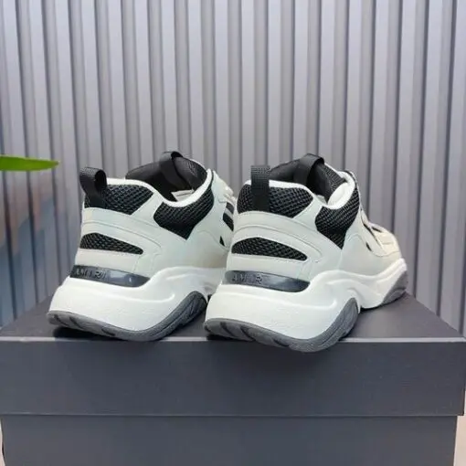 AMIRI Bone Runner Sneaker Off-White Black