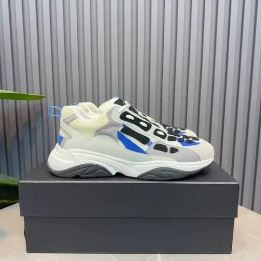 AMIRI Bone Runner White Black Grey Blue