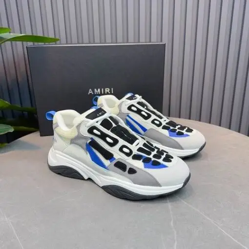 AMIRI Bone Runner White Black Grey Blue