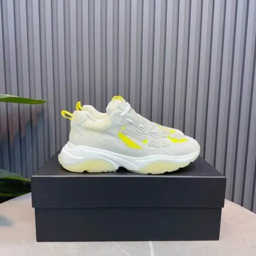 AMIRI Bone Runner Sneakers Yellow White