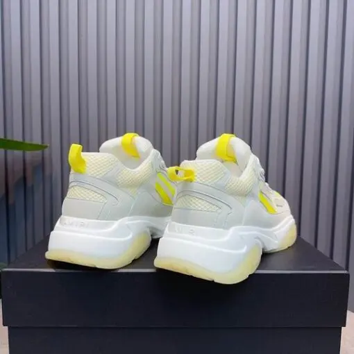 AMIRI Bone Runner Sneakers Yellow White