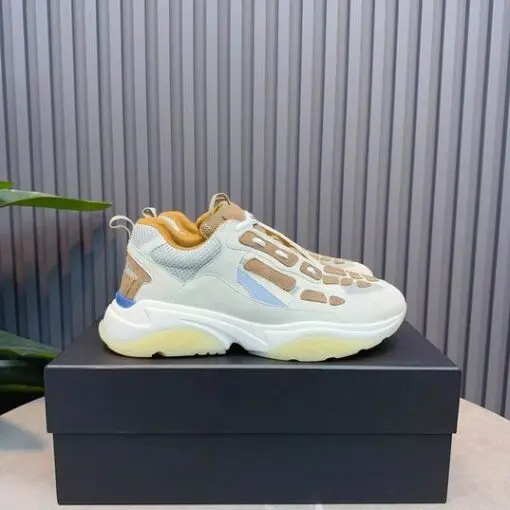 AMIRI Bone Runner Sneakers Brown & Paste