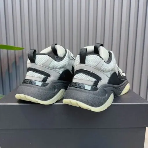 AMIRI Bone Runner Sneakers in Black/Grey