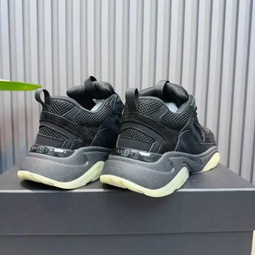 Amiri Bone Runner Sneakers Black/White