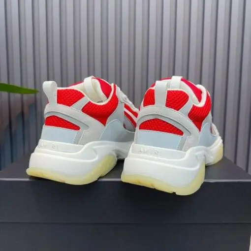 Amiri Bone Runner Sneaker Red & Grey