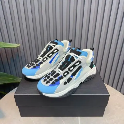 Amiri Bone Runner Sneakers Blue Black & Grey