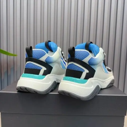 Amiri Bone Runner Sneakers Blue Black & Grey
