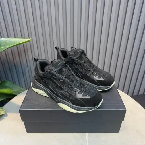 Amiri Bone Runner Sneakers Black