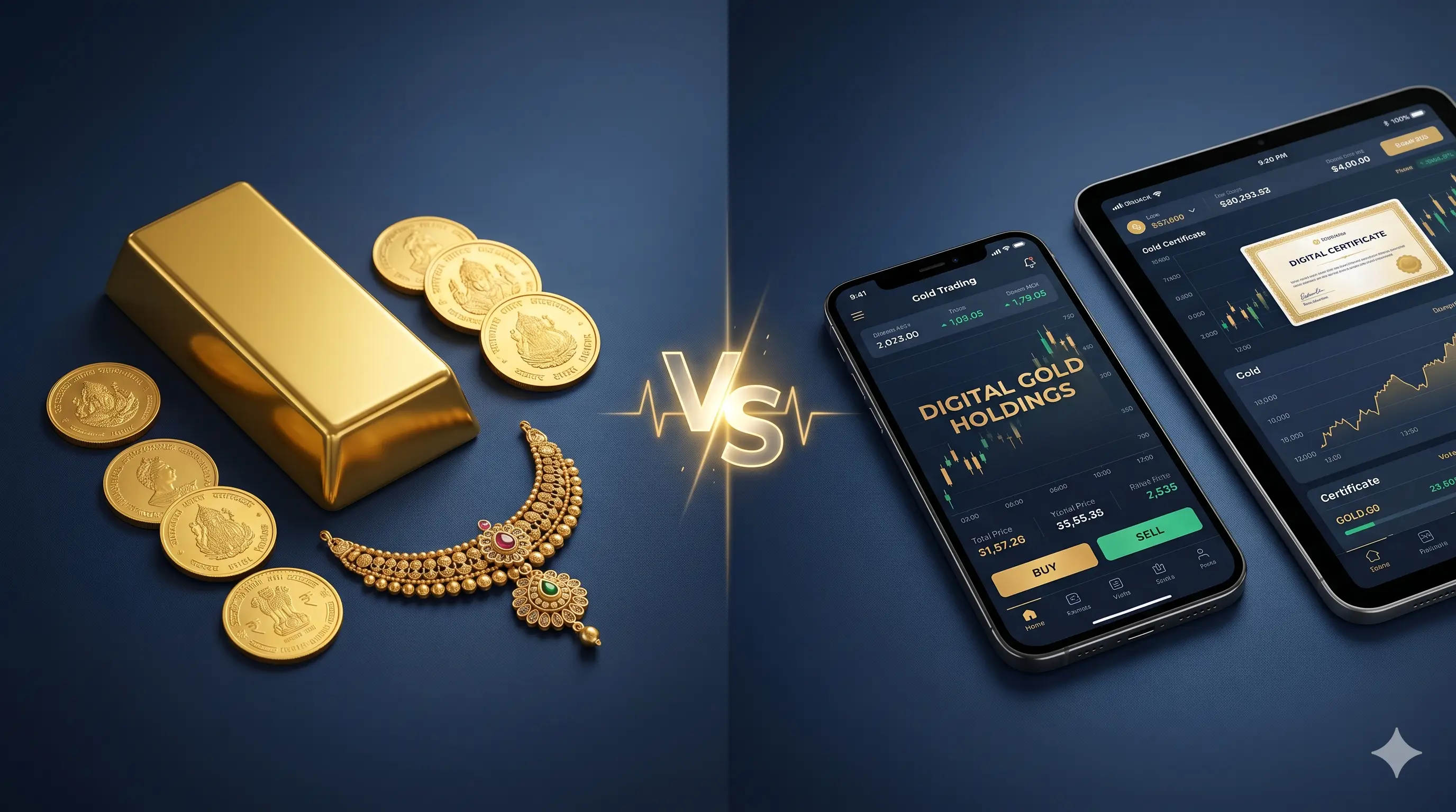 Digital Gold vs Physical Gold