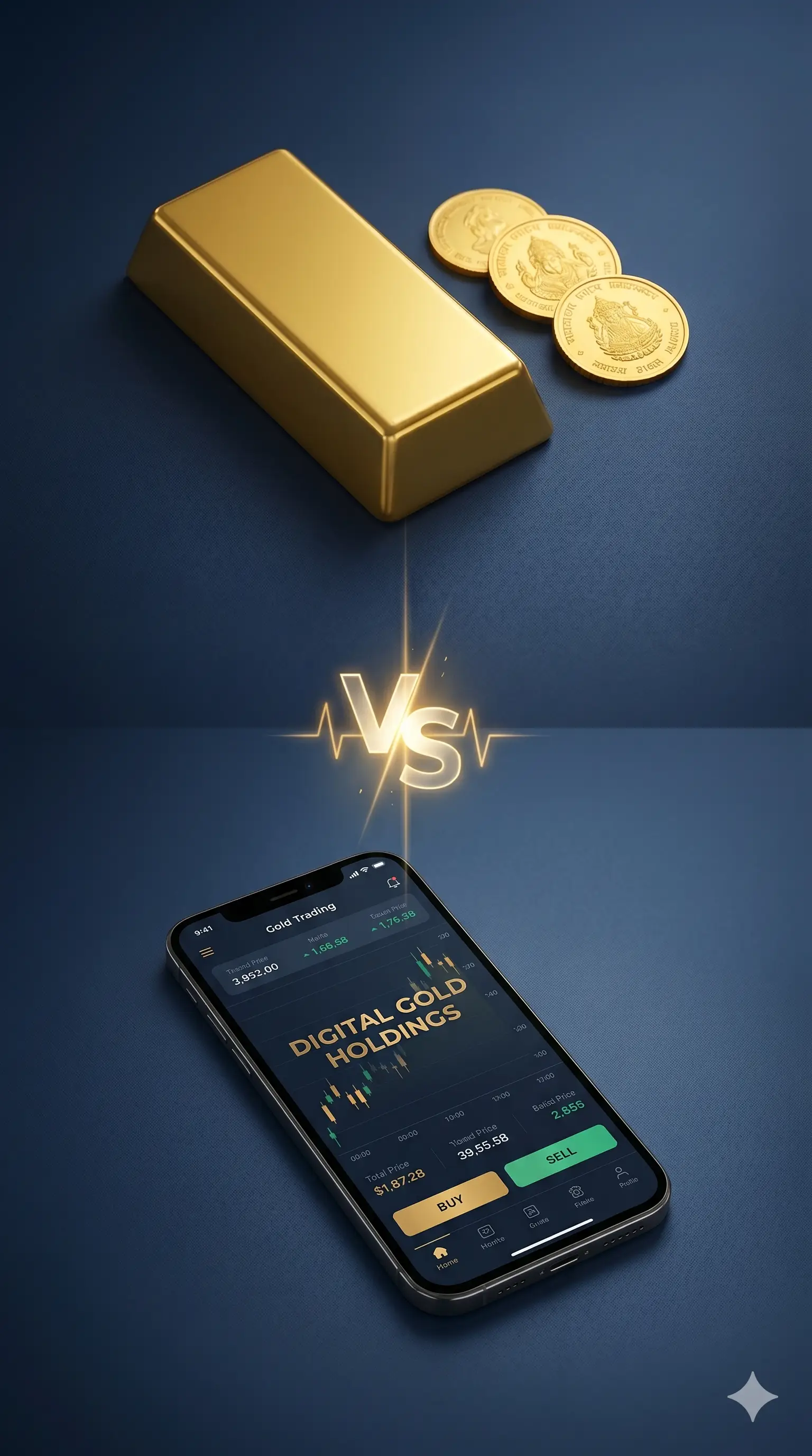 Digital Gold vs Physical Gold