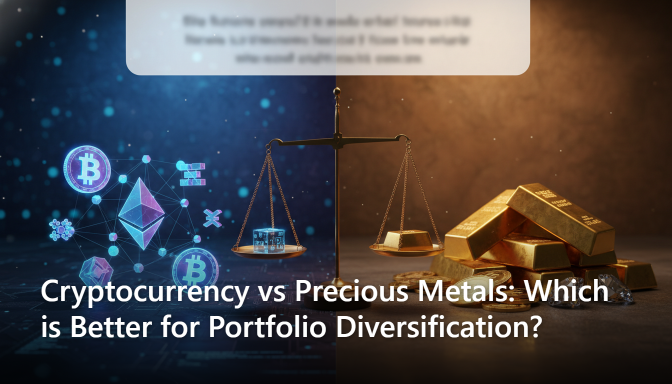 Cryptocurrency vs Precious Metals: Which is Better for Portfolio Diversification?