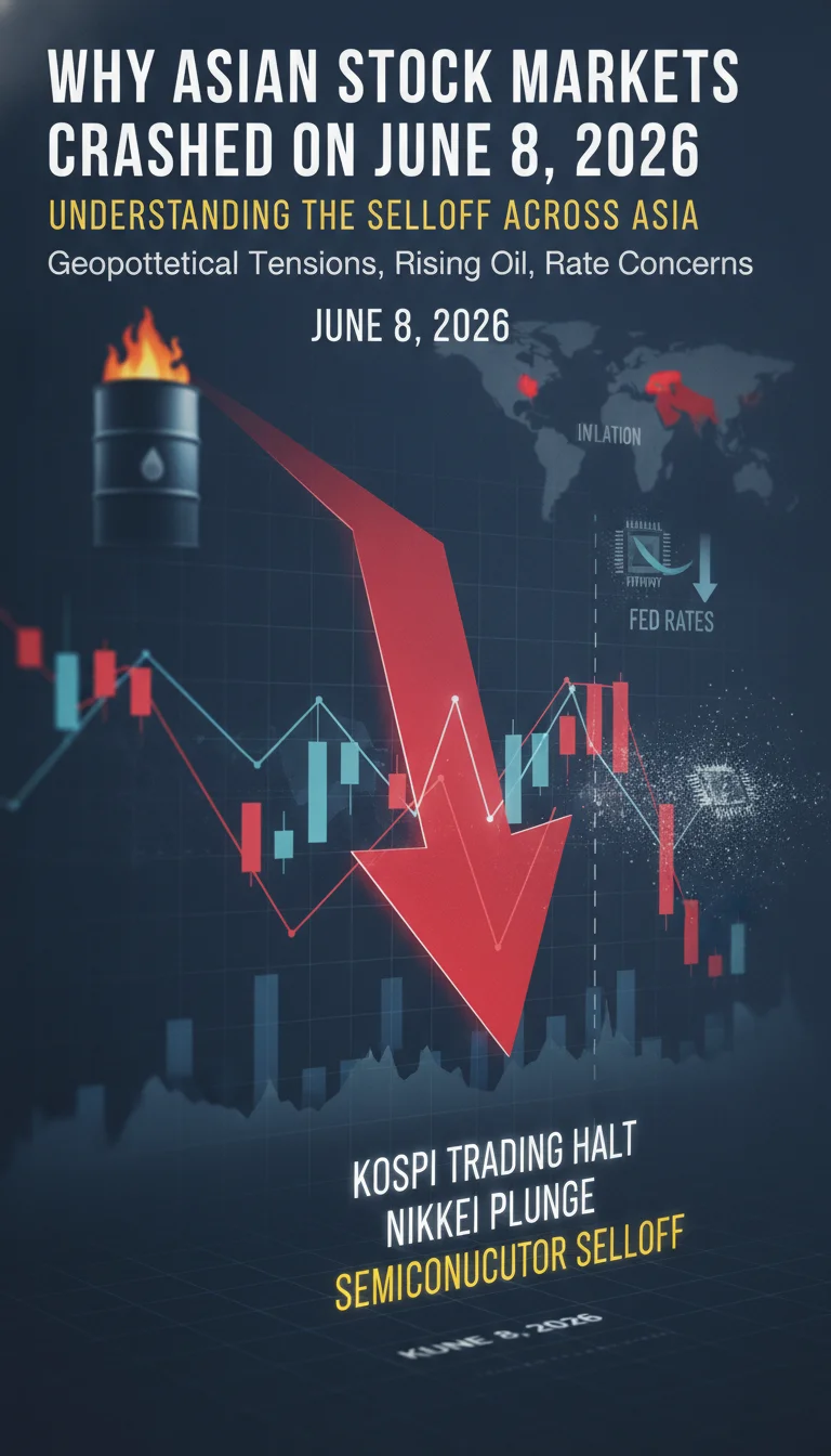 Why Asian Stock Markets Crashed on June 8, 2026: Understanding the Selloff Across Asia
