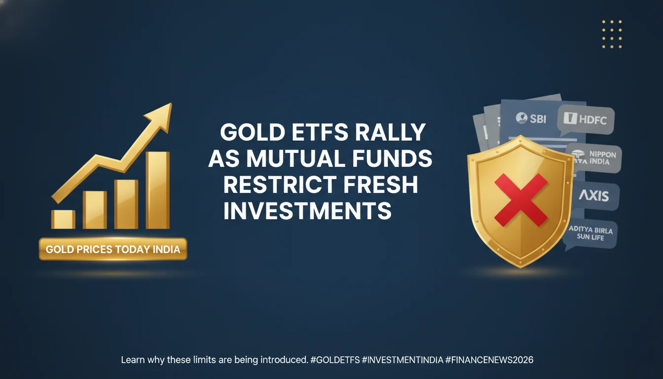 Gold ETFs Rally as Mutual Funds Restrict Fresh Investments
