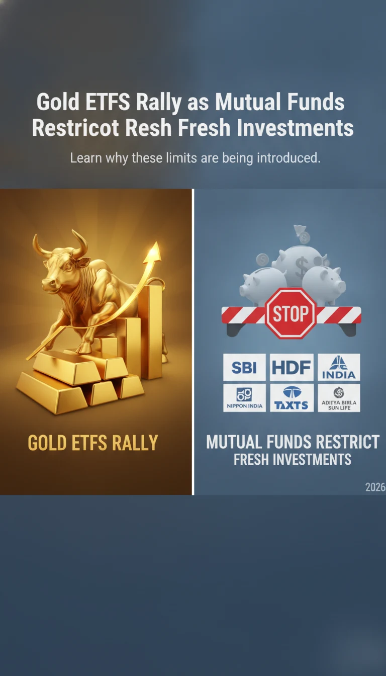 Gold ETFs Rally as Mutual Funds Restrict Fresh Investments