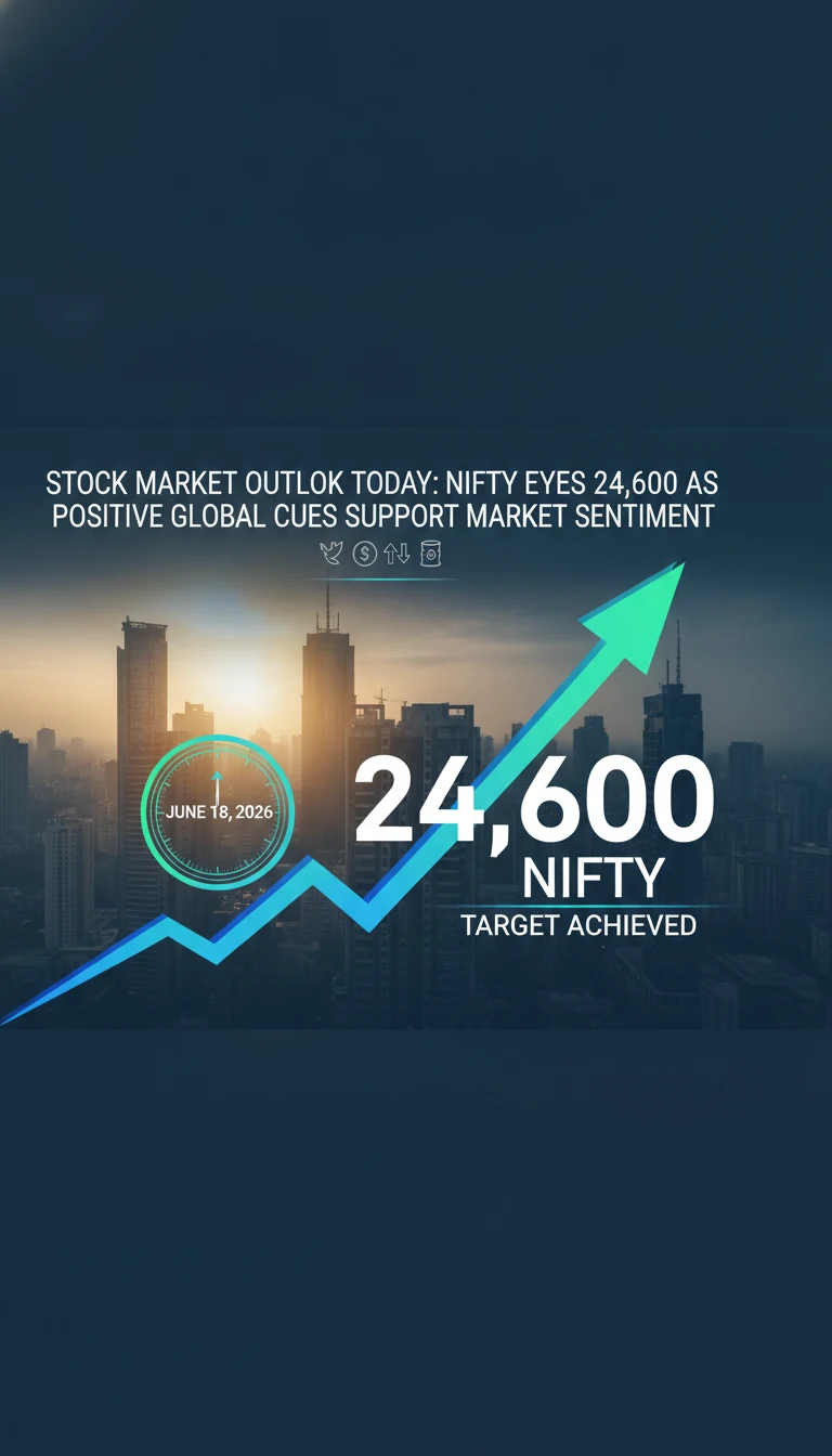 Stock Market Outlook Today: Nifty Eyes 24,600 as Positive Global Cues Support Market Sentiment