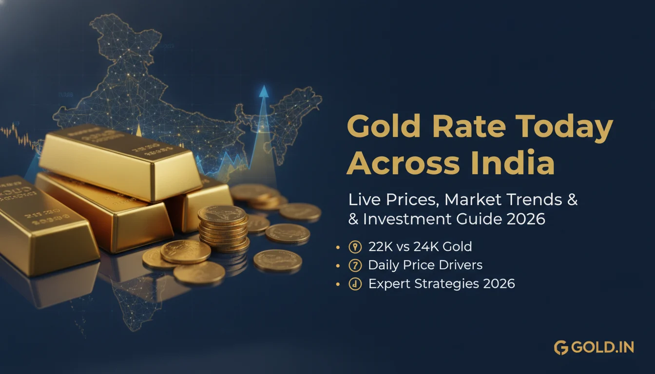 Gold Rate Today Across India: Live Prices, Market Trends & Investment Guide 2026
