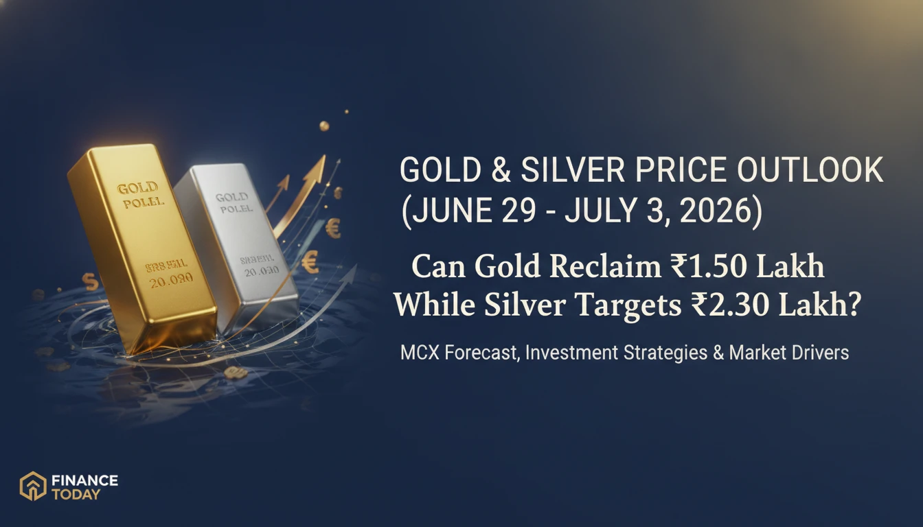 Gold & Silver Price Outlook (June 29 – July 3, 2026): Can Gold Reclaim ₹1.50 Lakh While Silver Targets ₹2.30 Lakh?